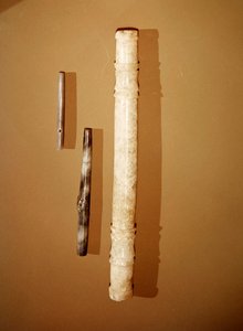 Staaf hangers, uit Guacimo, Linea Vieja gebied door Pre Columbian Pre Columbian